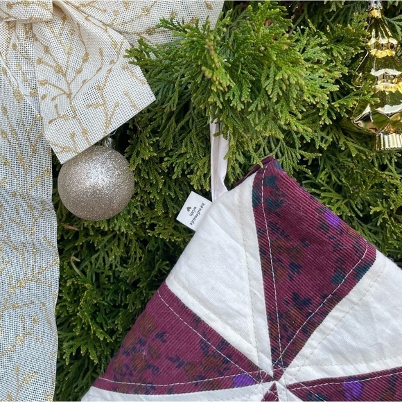 Handmade Luxury Quilted Christmas Stocking - Picture 3 of 6